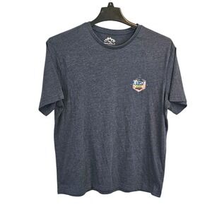 Mountain And Isles‎ Shirt Mens Large Graphic Mountain Print Casual